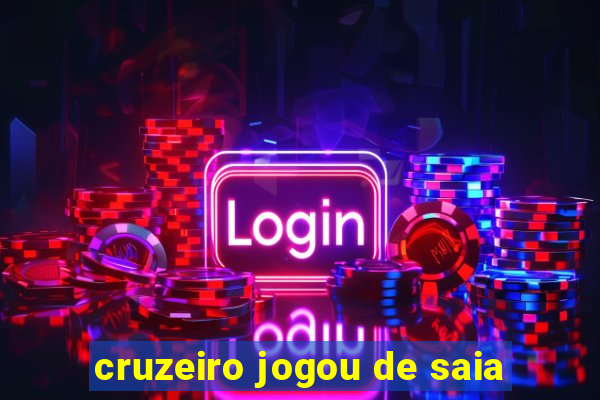 cruzeiro jogou de saia